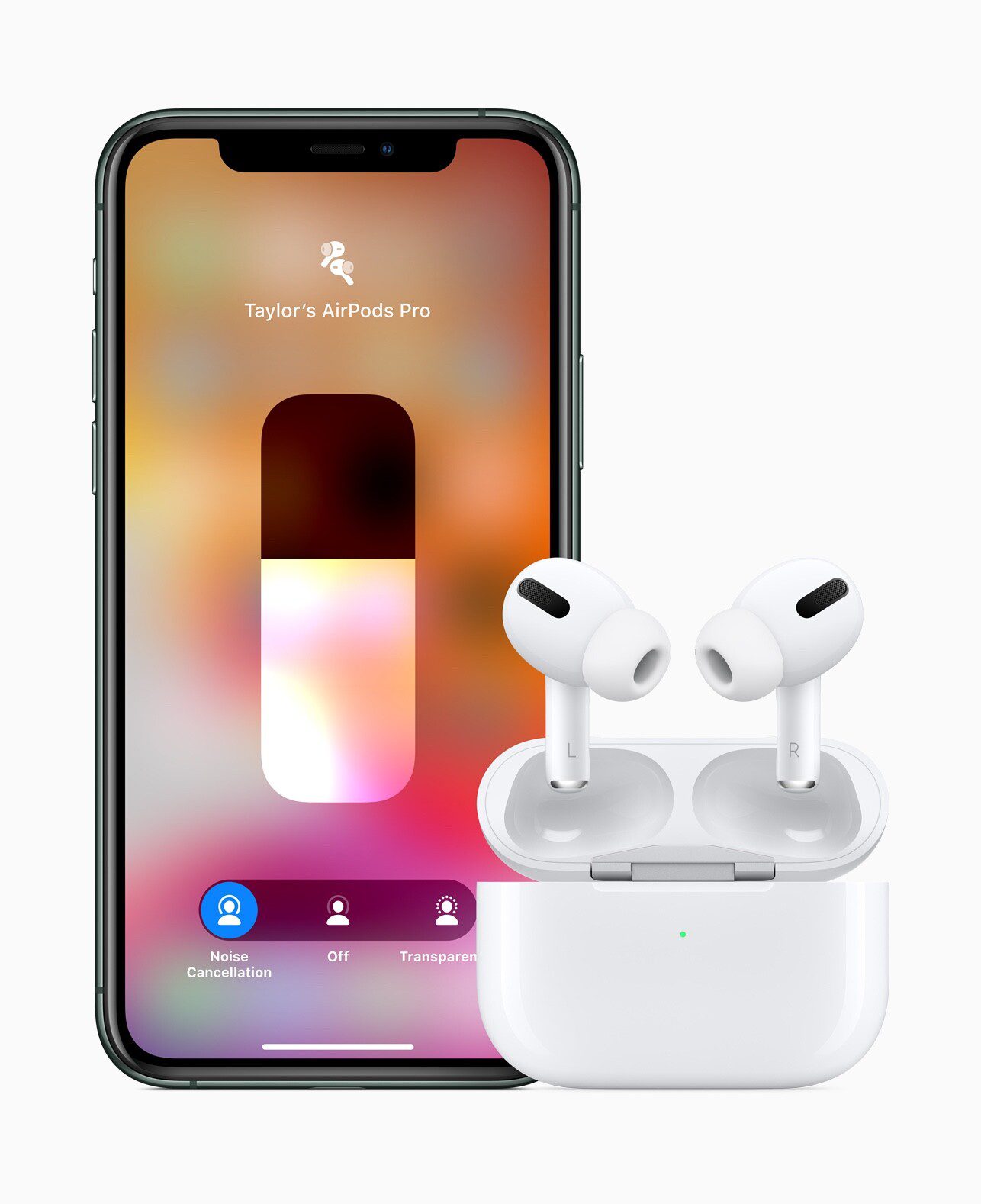 AirPods Pro with iPhone 11 Pro