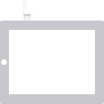 An image of iPad with SIM card  