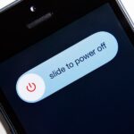 Slide to power off iPhone
