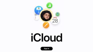 icloud login screen Â