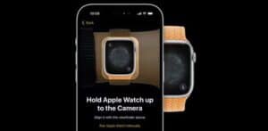 Scanning the Apple Watch pairing animation with an iPhone