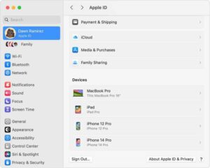 macos-sonoma-system-settings-apple-id-device-list Â