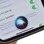 Siri appearing on an iPhone screen  
