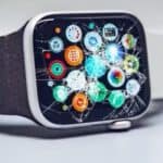Cracked Apple Watch screen