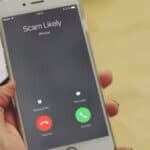 Scam likely message on iPhone