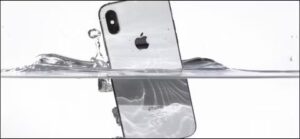 iPhone in water