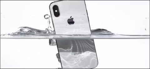 iPhone in water