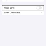 Turn off Use Contact Info and credit cards options on an iPhone