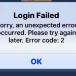 Facebook login failed  