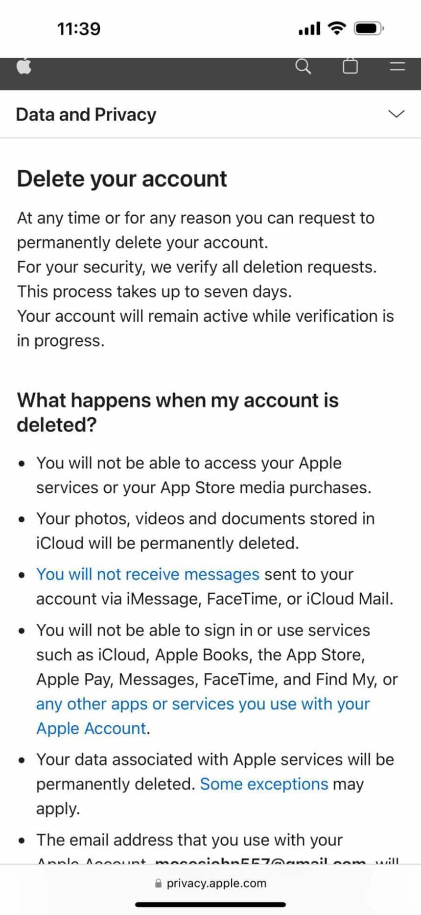 HOW TO DELETE APPLE APP STORE ACCOUNT visual data 7