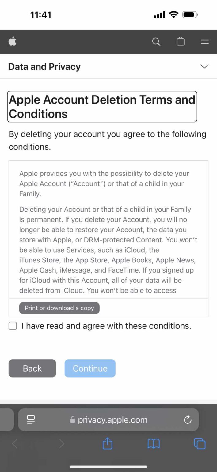 How To Delete An Apple Account