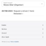 Check status of Apple refund claim
