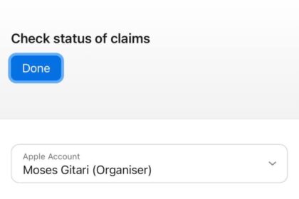Check status of Apple refund claim