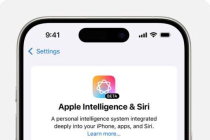 iOS 18 Settings for Apple Intelligence & Siri, with a waitlist option available