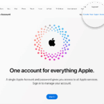 Create your Apple account link
