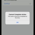 iCloud Terms error screen  