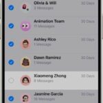 Recovering all messages deleted within one conversation.  