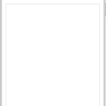 An iPad with a Home button. An arrows points to the top button.  
