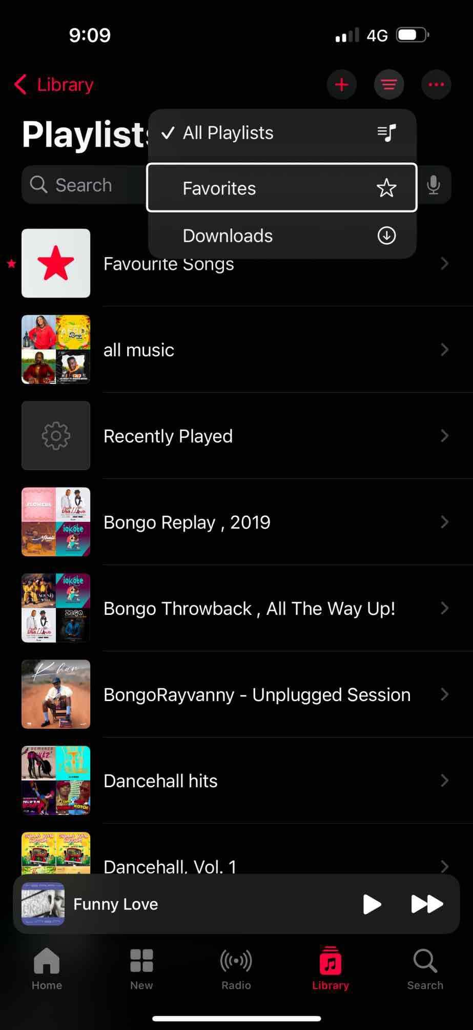 See loved Songs in Apple Music