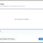 Spotlight search window