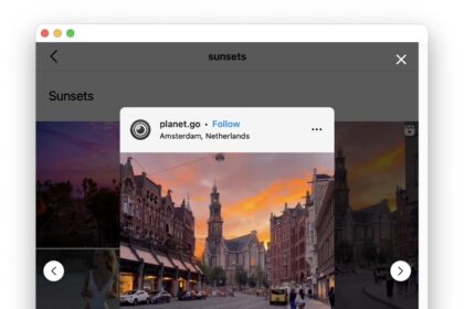 Instagram app on Mac