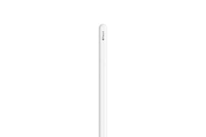 Apple Pencil (2nd Generation) featuring its flat edge that attaches magnetically for automatic charging and pairing.  
