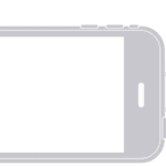 Image shows SIM on top of iPhone
