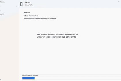Error code 1109  