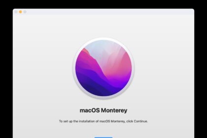 Installing macOS Monterey