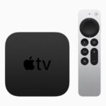 The new Apple TV 4K with the Siri Remote.