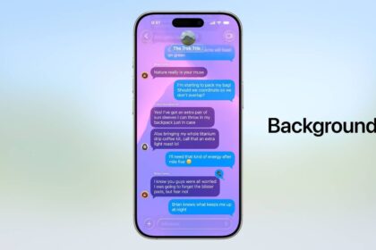 iOS 26 Messages Backgrounds