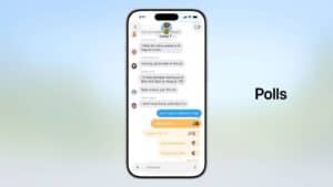 iOS 26 Messages Polls