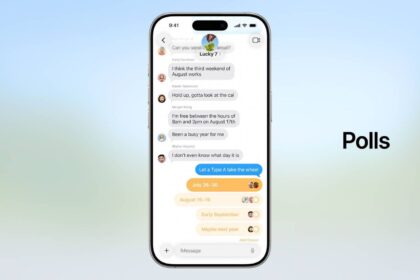 iOS 26 Messages Polls
