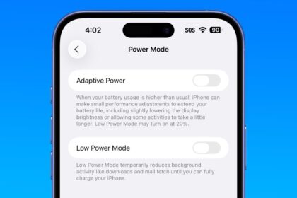 adaptive power mode