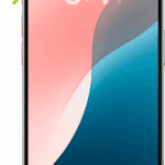 A screen showing that the Action button is located on the left edge of the iPhone