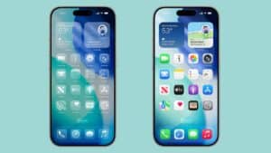 iPhone air home screen