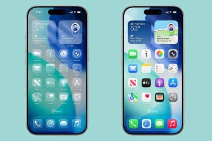iPhone air home screen