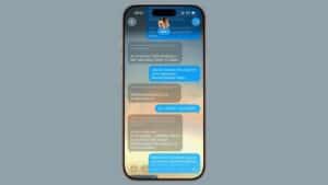 iPhone air messages live translation