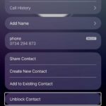 How to unblock a caller on iPhone