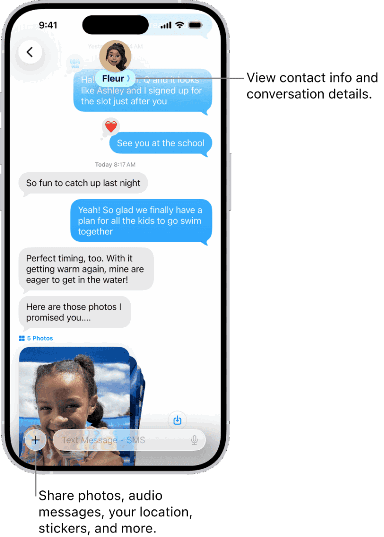 Iphone Compose Text Message How to send text message on your iPhone | GeeksChalk