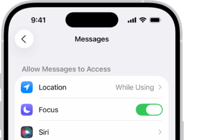 The Messages settings pane with iMessage turned on.