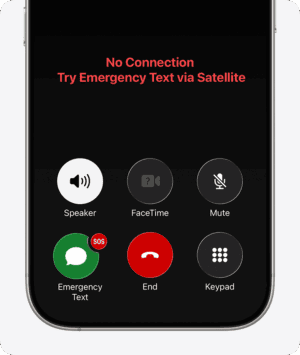 How to send texts by emergency SOS via satellite on iPhone | GeeksChalk