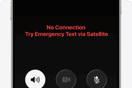 If you are outside both cellular and Wi-Fi coverage, you can text emergency services via satellite.