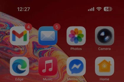 On home screen on iPhone, select Delete