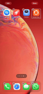 jiggling app on iPhone Home Screen