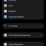 In Settings on iPhone, tap “Shut Down”