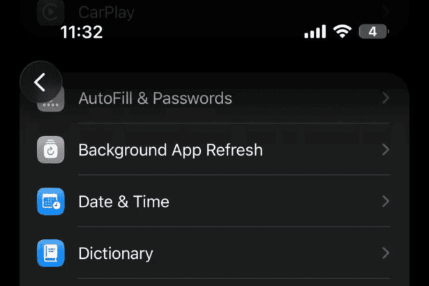 In Settings on iPhone, tap “Shut Down”