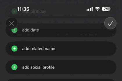 Tap on Delete Contact from the popup