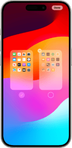 On iPhone, you can hide an entire page of apps to streamline your Home Screen.