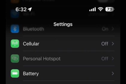 iPhone settings search